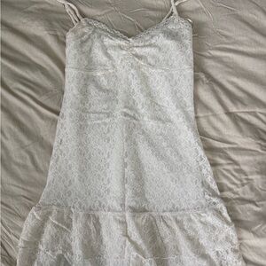 Aeropostale White Lace Chemise
